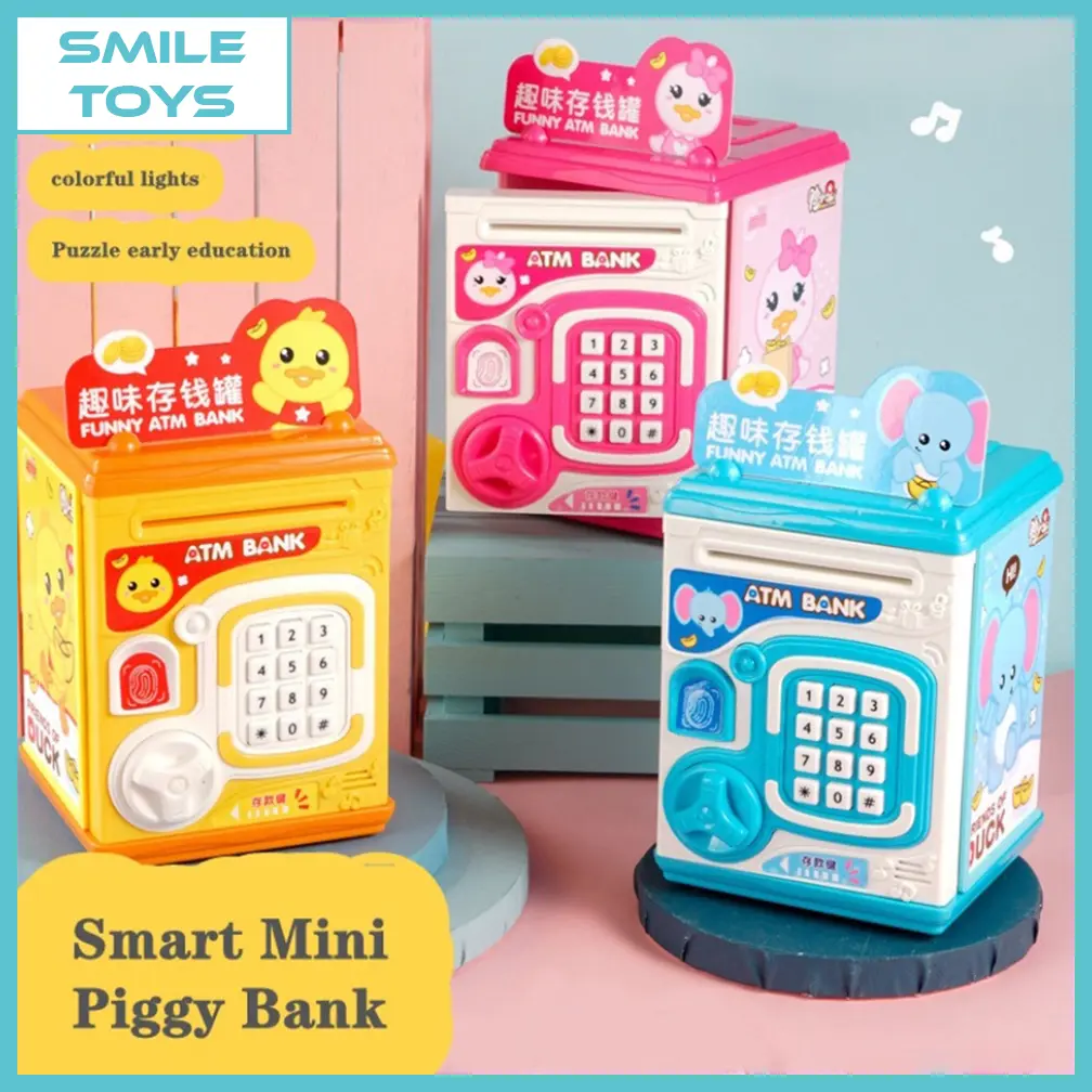 MAINAN EDUKASI CELENGAN ANAK ATM BRANKAS  MINI - MINI MONEY ATM YA 2