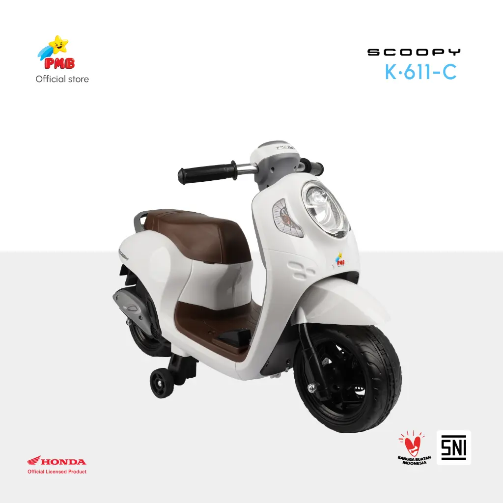 Motor Aki Anak Honda Scoopy - PMB K611C // Motor Aki Mini Lampu Led