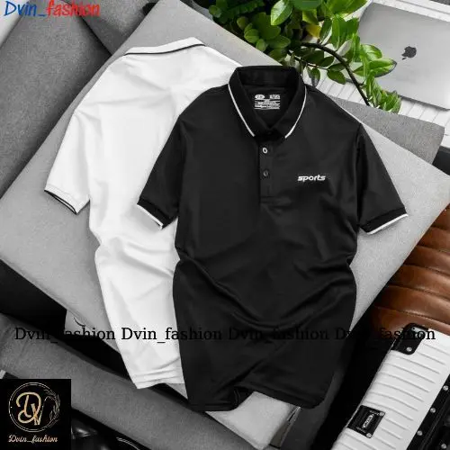 Men's Turtleneck T-Shirt (SPORTS), Men's Turtleneck T-Shirt Made of Cool 2-Way Stretch Poly Fabric Available in Large Sizes Dvin_fashion
