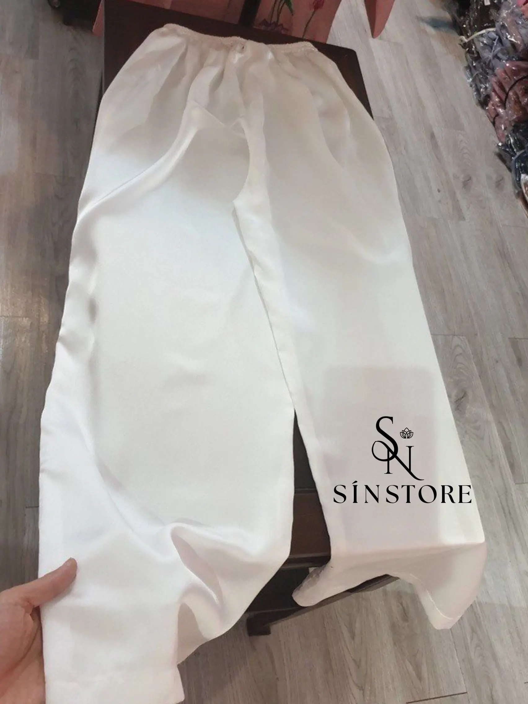 [Quần Lẻ] Quần Bà Ba Chất Lụa Satin Ống Rộng Nhiều Màu Nữ Women - SÍN STORE
