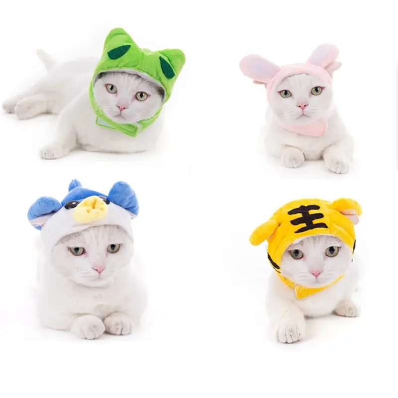 Topi Kucing Anjing Kostum Motif Hewan Cat Dog Pet Hat Lucu Bagus Premier