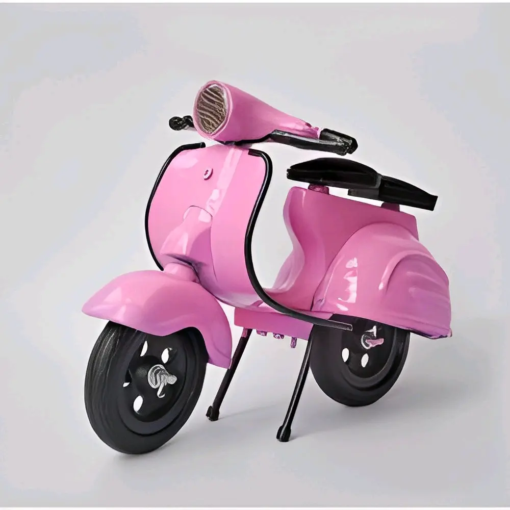Miniatur motor vespa dari besi
