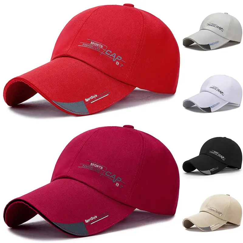 New Summer Men Hat Sport Baseball Caps Outdoor Running Visor Cap Sunscreen Cotton Mesh Snapback Caps for Men Women