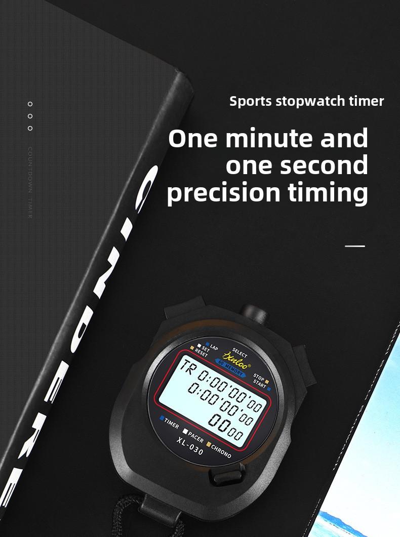 Product Introduction of Electronic stopwatch timer race students running professional gym training sports trainer sports code watch 1