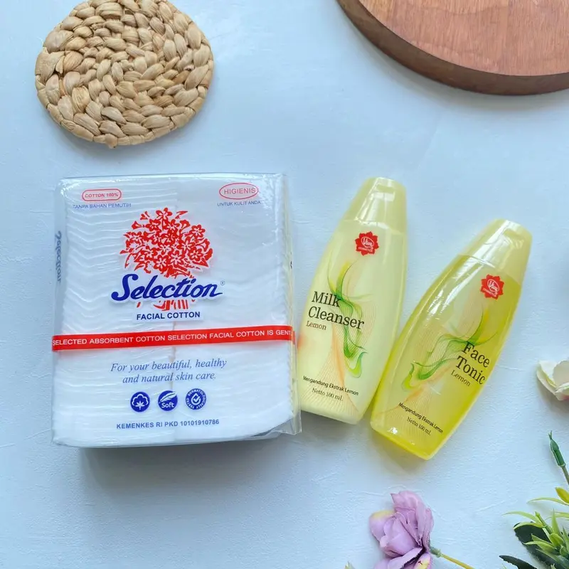 3IN1 PAKET HEMAT VIVA MILK CLEANSER + FACE TONIC + KAPAS SELECTION 35GR PEMBERSIH WAJAH 3