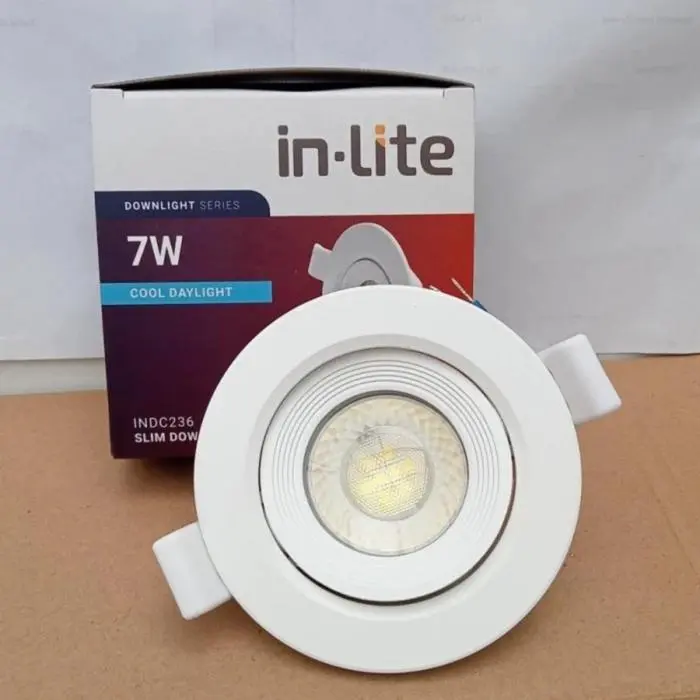 Slim Downlight Led Inlite INDC 236 7 Watt Spotlight In-Lite INDC236 7W ...