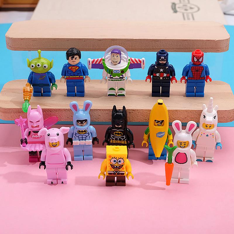 Product Introduction of Anime Building Blocks Model Keychain Little Doll Cartoon Cute Keyring Anime Peripherals Toys For Kids Boys Girls Gift 15