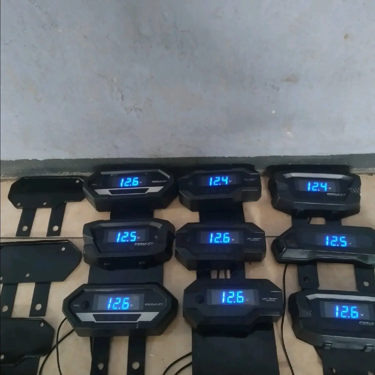 TERMURAH pnp Shock CB GL MP TIGER NINJA RX KING Speedometer digital voltmeter ala K T M mini verza crf cb150 beat streat set isi Motor