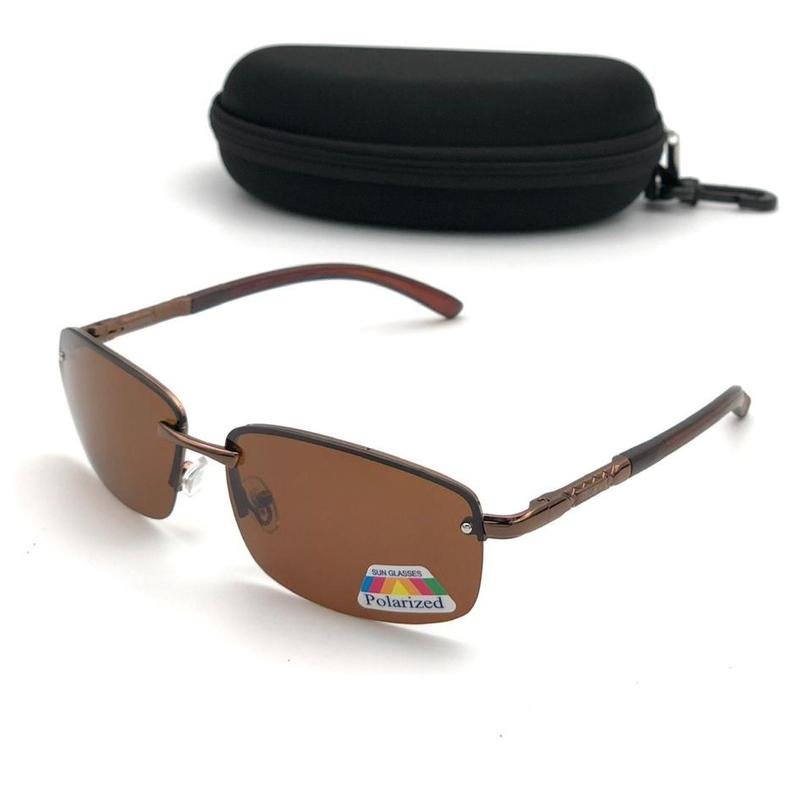 Kacamata gaya pria lensa polarized anti silau siang malam Eyewear 4