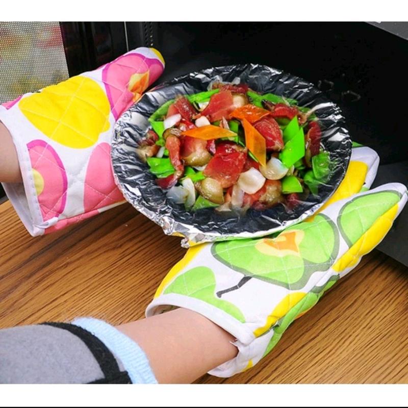 XL. Sarung tangan anti panas dapur lap tangan oven bagus Alat 2