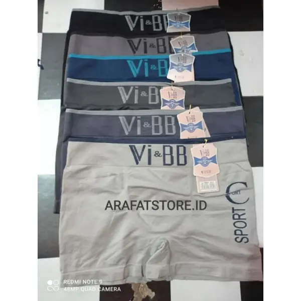 CELANA DALAM DEWASA BOXER PRIA PREMIUM IMPORT VI&BB Motif Nyaman 3