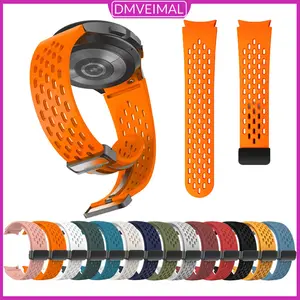 Tali Jam Tangan 22mm 20mm Quick Release Silicone Magnetic Strap Band for Smartwatch Samsung Watch Galaxy Watch 7 6 5 4 FE for Garmin/Huawei GT 6 5 4/Amazfit Bip 6 GTS GTR/Xiaomi Watch S4 S1 S2 S3/ Active/Redmi Watch 5 Active/5 Lite/Itel 011 12/Aolon/Advan