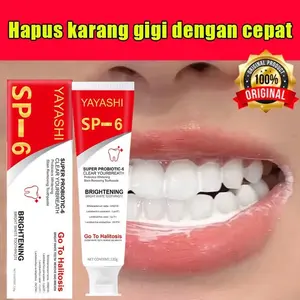 Pasta Gigi Probiotik SP6 120g - Membersihkan karang gigi, menghilangkan bau mulut, dan meningkatkan kesehatan gusi