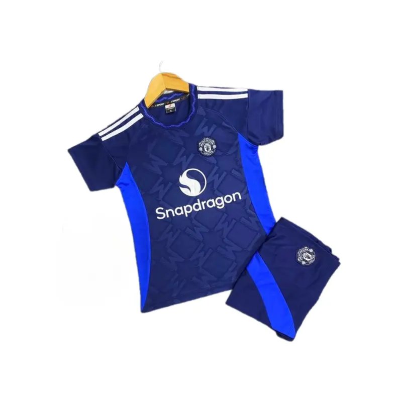Quần áo bóng đá trẻ em (8-38kg) -  Vải thun lạnh cao cấp - Logo thêu áo, quần - In tên số cho bé theo yêu cầu 6