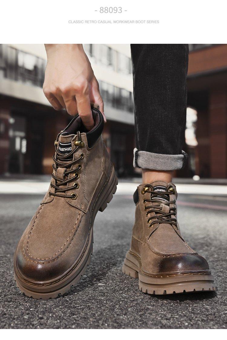 Product Introduction of 20252025   Short Tube (Sock Length 10-20cm) Rubber Boots Mesh Pu Lace-up Summer Martin Boots 20