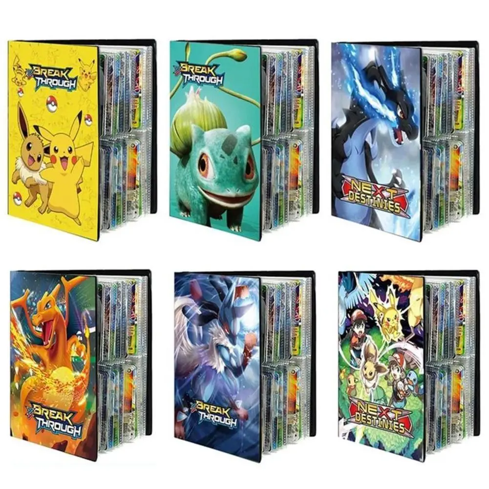 240pcs Pokemon Card Map Letters Album Notebook Storage Folder Collect Book Kpop Collectibles Cards Binder 240pcs Classeur Carte Pokémon