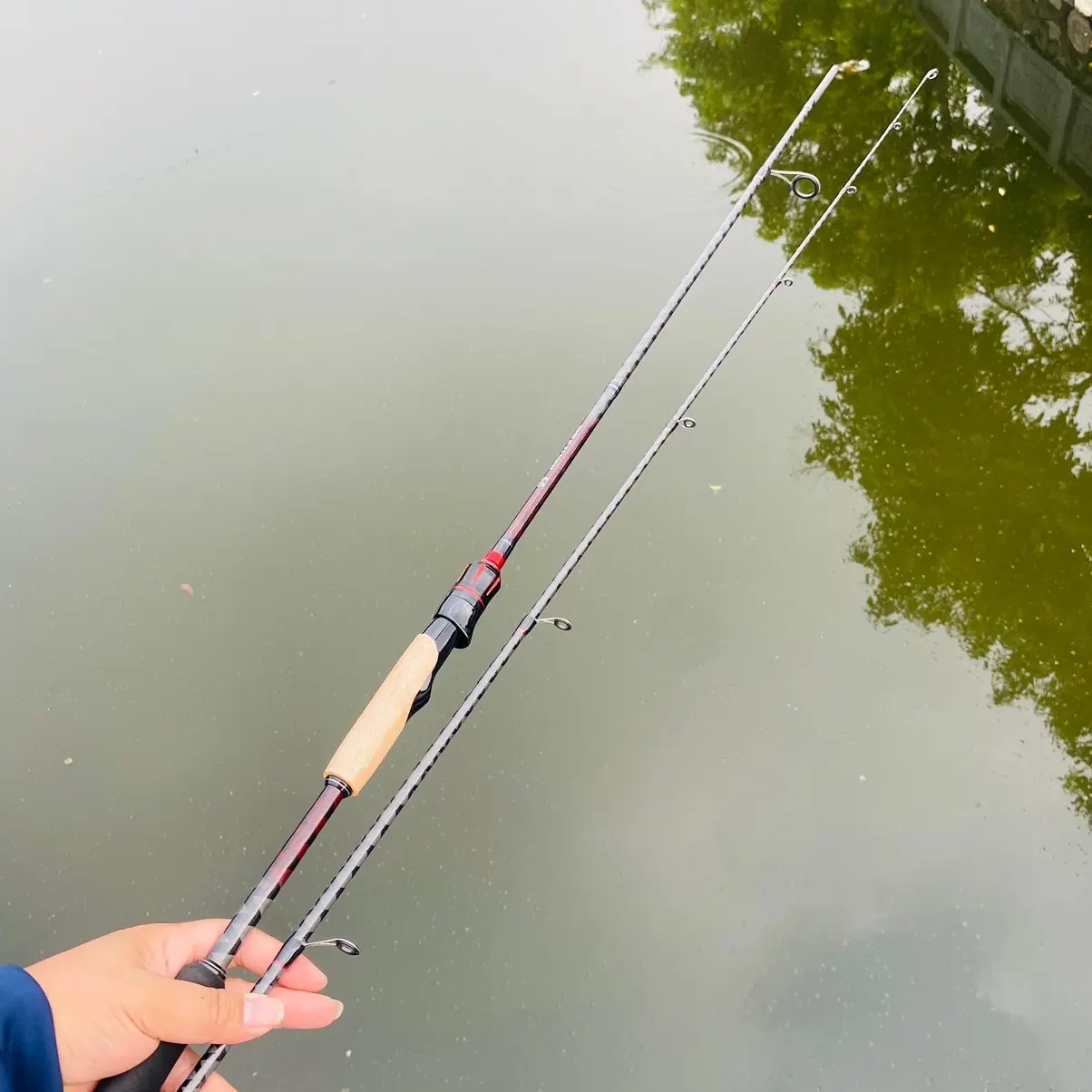Cần câu lure ngang đứng Long thần Mh size 1m8-2m1-2m4 Câu Cá Đi Câu Fishing