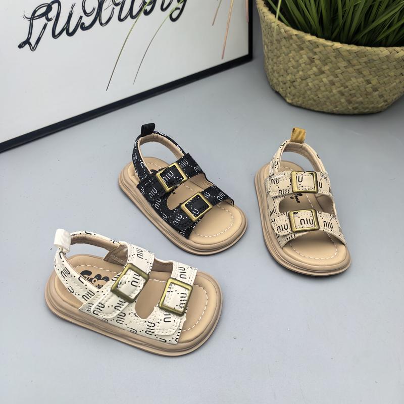 Dép Sandal Bé Trai 2025 Mẫu Mới Mùa Hè - LYLY SHOES, 3 Màu Sắc: Đen, Trắng, Be Kem 1