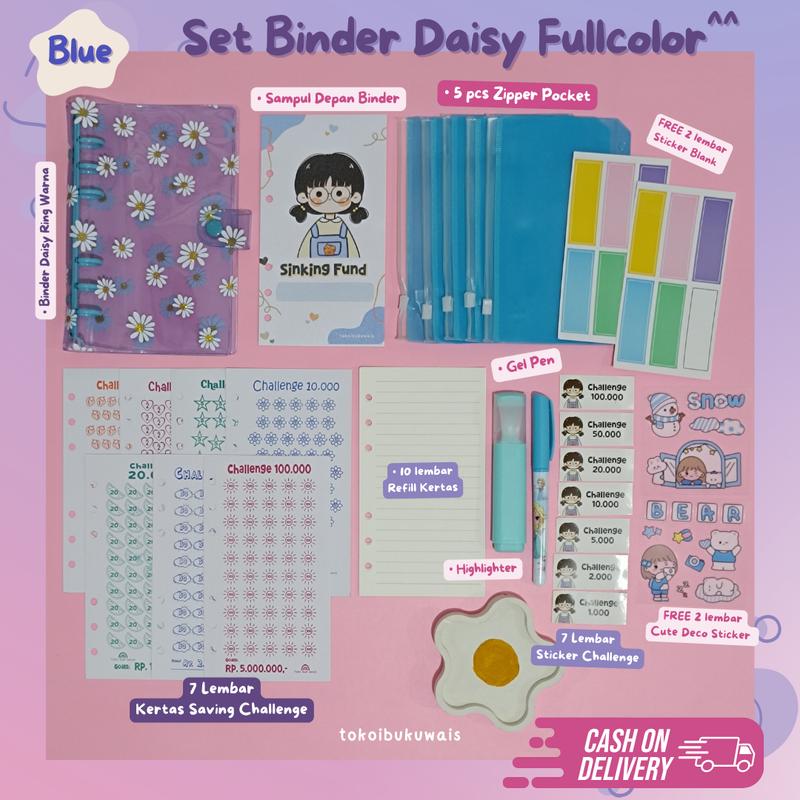Product Introduction of SET BINDER MENABUNG DAISY FULLCOLOR A6 0