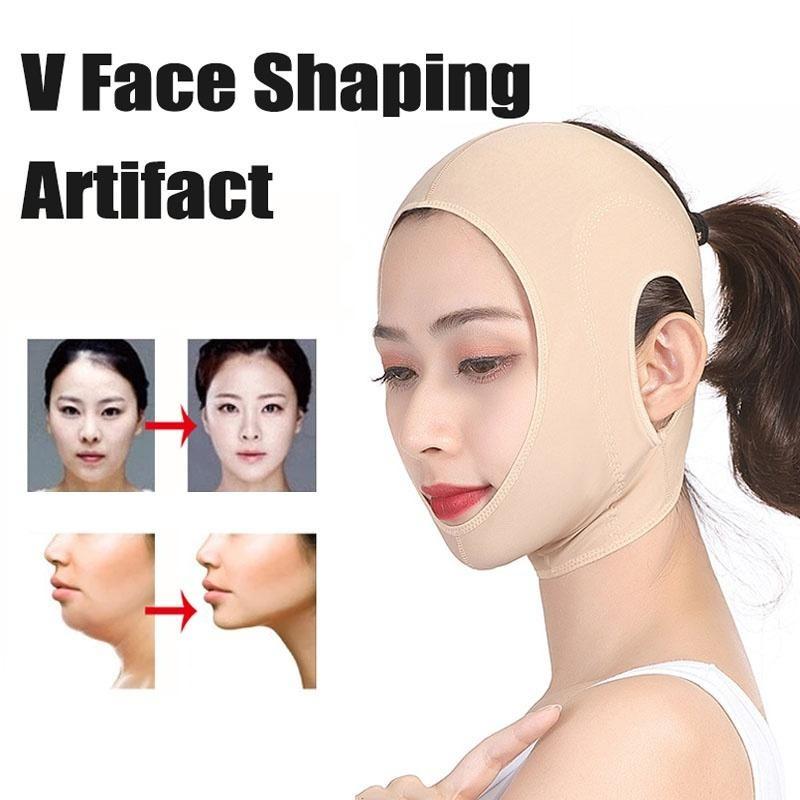 Adjustable Jaw Lifting Elastic Belt Breathable V-Shaped Sleep Mask Facial Strap Beauty Tools