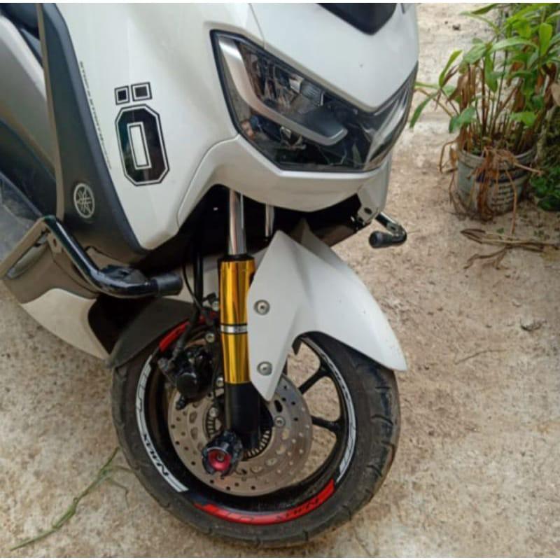 Product Introduction of Paket komplit cover shock/Pengaman shockbreaker depan belakang plus Jalu As motor Yamaha Nmax old/new 4