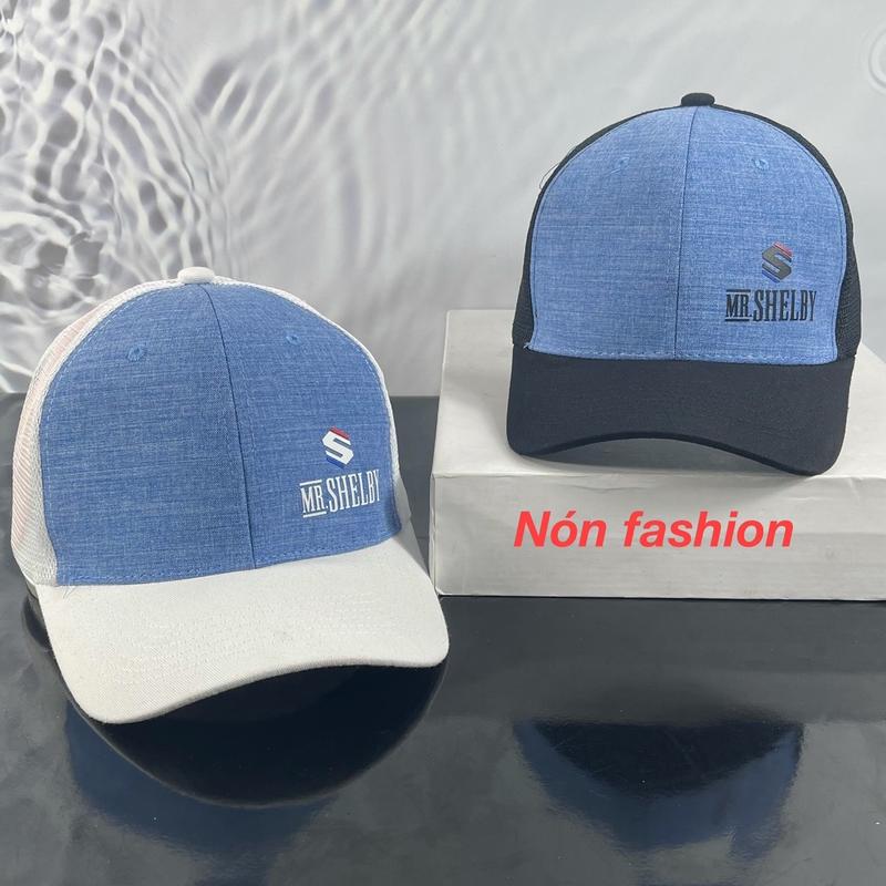 Mũ lưỡi trai - Nón kết lưỡi trai nam nữ - Jean phối lưới thoát mát có tem hàng vnxk thời trang unisex Cap