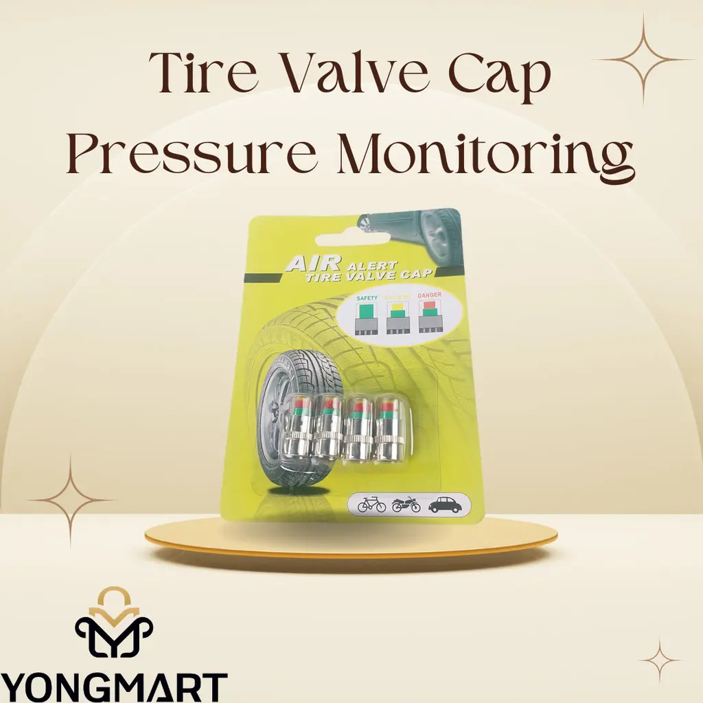Pentil Ban Mobil Tire Valve Cap Pressure Monitoring 4 PCS