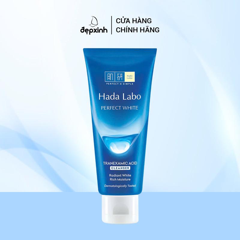 Sữa rửa mặt Hada Labo Perfect White Tranexamic Acid Cleanser 80g