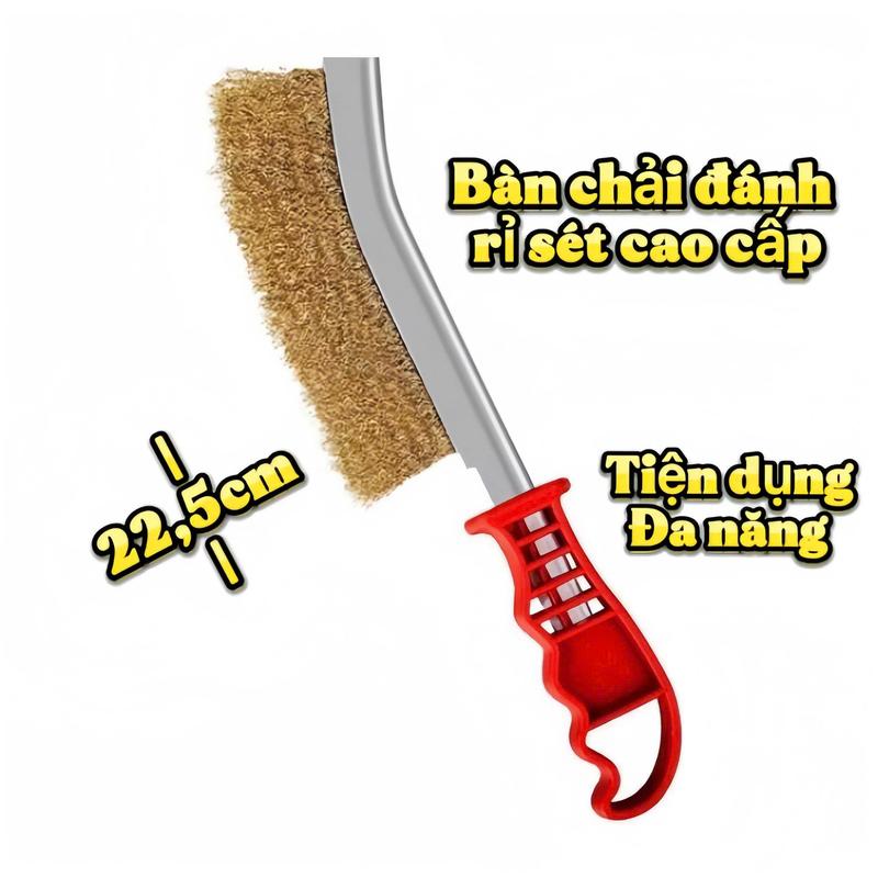 Bàn chải sắt Liwin loại tốt đánh chà rỉ sét cọ kim loại tiện dụng đa năng   loại tốt hàng dày   