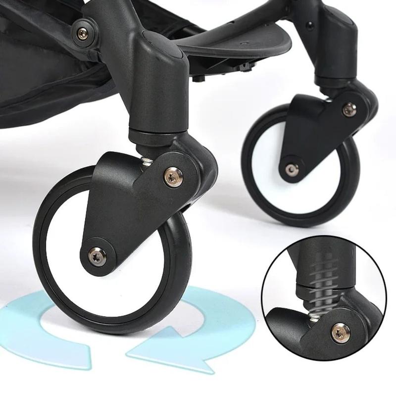Product Introduction of Rubber Wheels Stroller Accessorie Baby Stroller Wheels Stroller Replacement Durable Infant Carriage Wheel High-quality Silent Bearings Pushchair Caster for Babyzenes Yoyo Yoya YuYu Infant Carriage Baby Pram 11