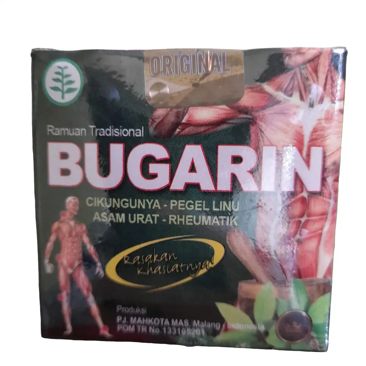 KAPSUL BUGARIN ASLI ORIGINAL per kotak isi 10 saset @4 kapsul asli original dijamin 1000% garansi uang krmbali jika tidak ori