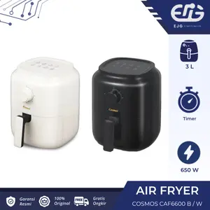 Cosmos Air Fryer 3 Liter CAF 6600 Vanila Series Penggoreng Tanpa Minyak CAF6600