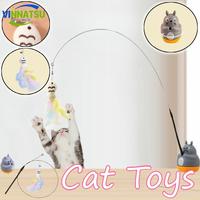 Gambar Vinnatsu Mainan Bulu Kucing / Mainan Kucing Stick Teaser / Mainan Bulu Tongkat Lentur Bisa Di Lepas Pasang Untuk Kucing Anjing Dengan Suction Cup - Penggoda kucing tong dari Vinnatsu MALL2 Kab. Tangerang 1 Tokopedia