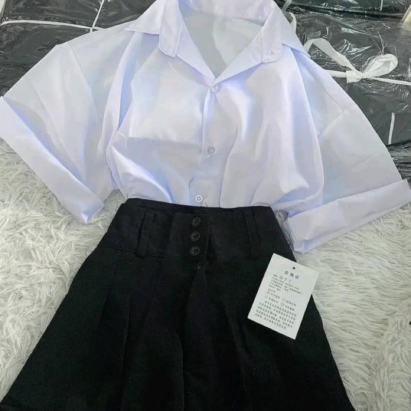 quần tây 3 nút , set đi học