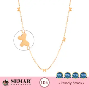 Kalung Emas Dainty Sweet Coquette Gold 10K Semar Nusantara