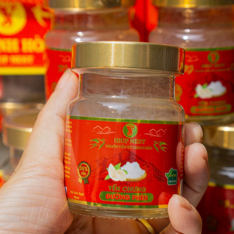 Combo 06 Hộp Yến sào chưng sẵn Hiupnest  với 35% Tổ yến từ Khánh Hòa ( Dạng Hộp quà ) 8