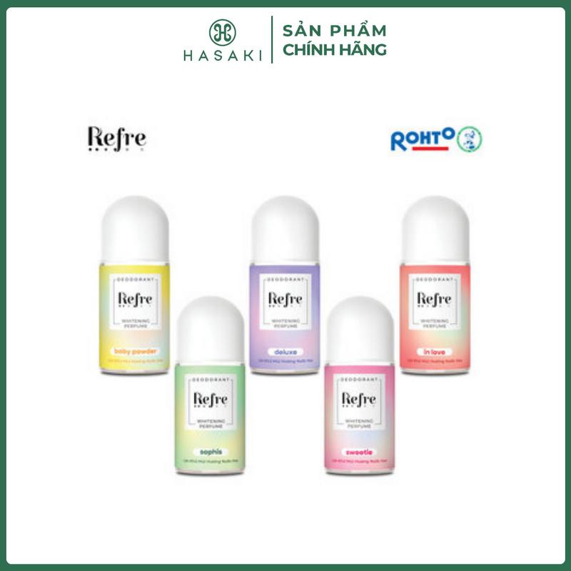 Lăn Khử Mùi Hương Nước Hoa Refre Whitening Perfume 40ml | HASAKI BEAUTY