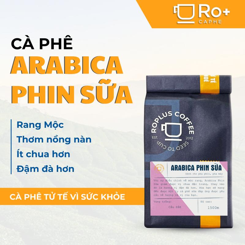 Cà phê Arabica Phin Sữa Roplus Coffee Nguyên Chất Thơm Quyến Rũ Pha Phin Cafe Đắng Nhẹ Socola Sô Cô La Cafe Nguyen Chat 250g 500g 1000g cà  phê  chuyên pha bac xiu cà  phê cà  phê vợt arabica