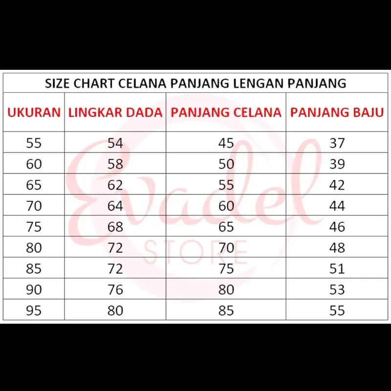 otif cute dan REAL pic   chart piyama lihat di foto 55 = 1t 60 = 2t 65 = 3t 70 = 4t 75 = 5t 80 = 6t 85 = 7t 90 = 8t 95 = 9t  NB : ukuran di atas patokan kurang lebih dr pabrik  #piyamaanak #piyamaimport #piyamaimportmurah #piyamalucu #piyamanaklucu #piyam 1