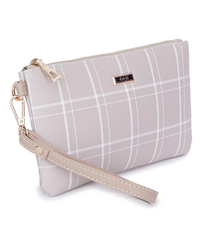 En-Ji Pouch Bag Wanita Eun Pouch - Khaki 2