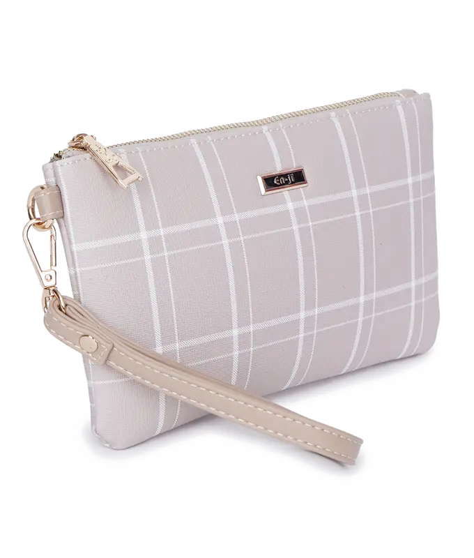 En-Ji Pouch Bag Wanita Eun Pouch - Khaki 2