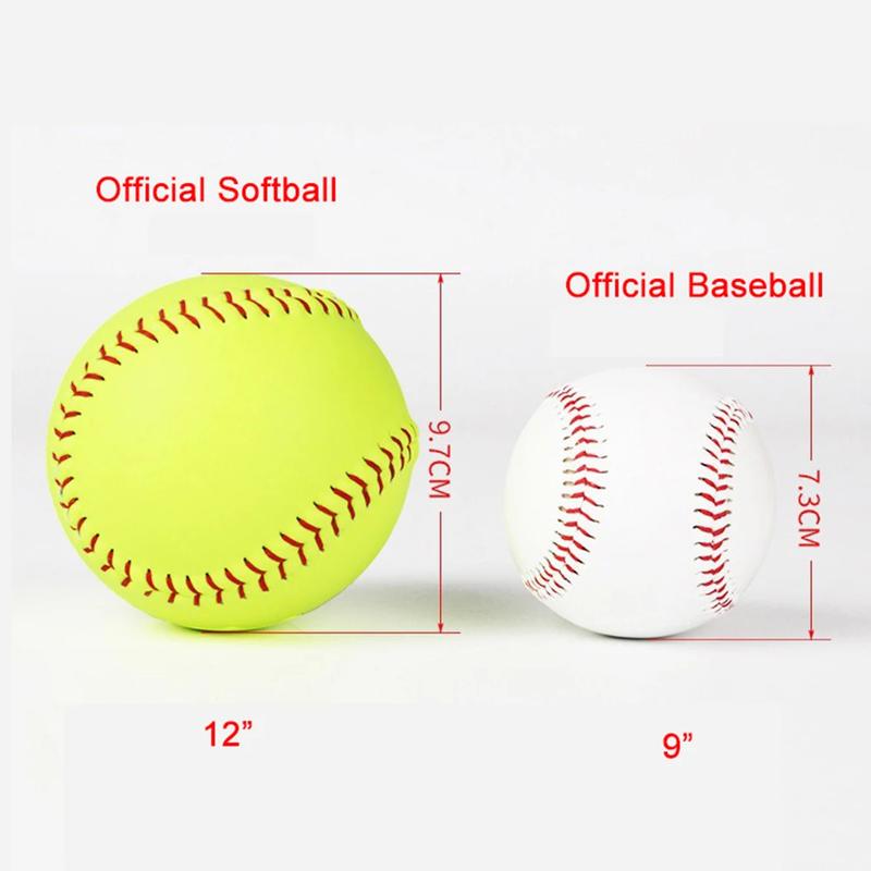 Product Introduction of 12-Cal Sports Training Softball Official Size Weight Unmarked Training Ball Child Softball High Quality 2023 New 20
