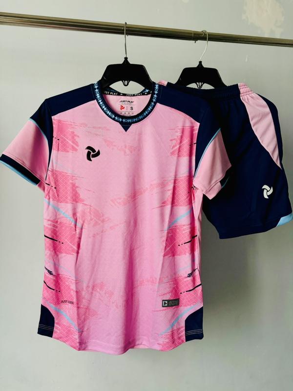 IN TÊN quần áo bóng đá OTM - HỒNG  không logo, chất vải mè thoáng mát, mềm mịn Sport Chạy Bộ