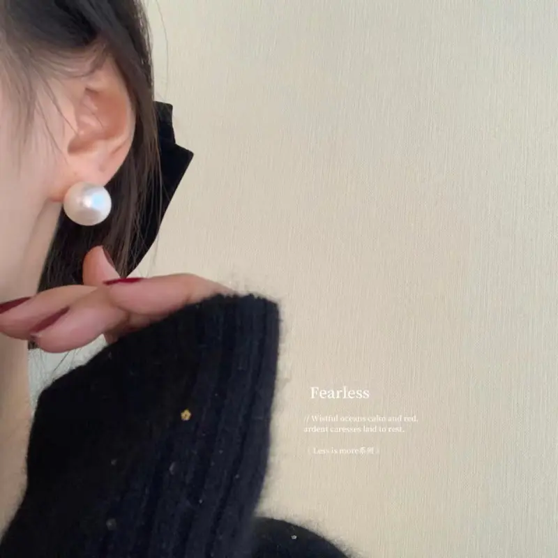 Hoa Tai Ngọc Trai, Phong Cách Whisper Jennie Thanh Lịch, Hợp Xu hướng, Dễ Phối Đồ, Dành Cho Phụ Nữ, Phong Cách Hàn Quốc, Hoa Tai Người Nổi Tiếng Trên Internet, Hàng Mới Về 7