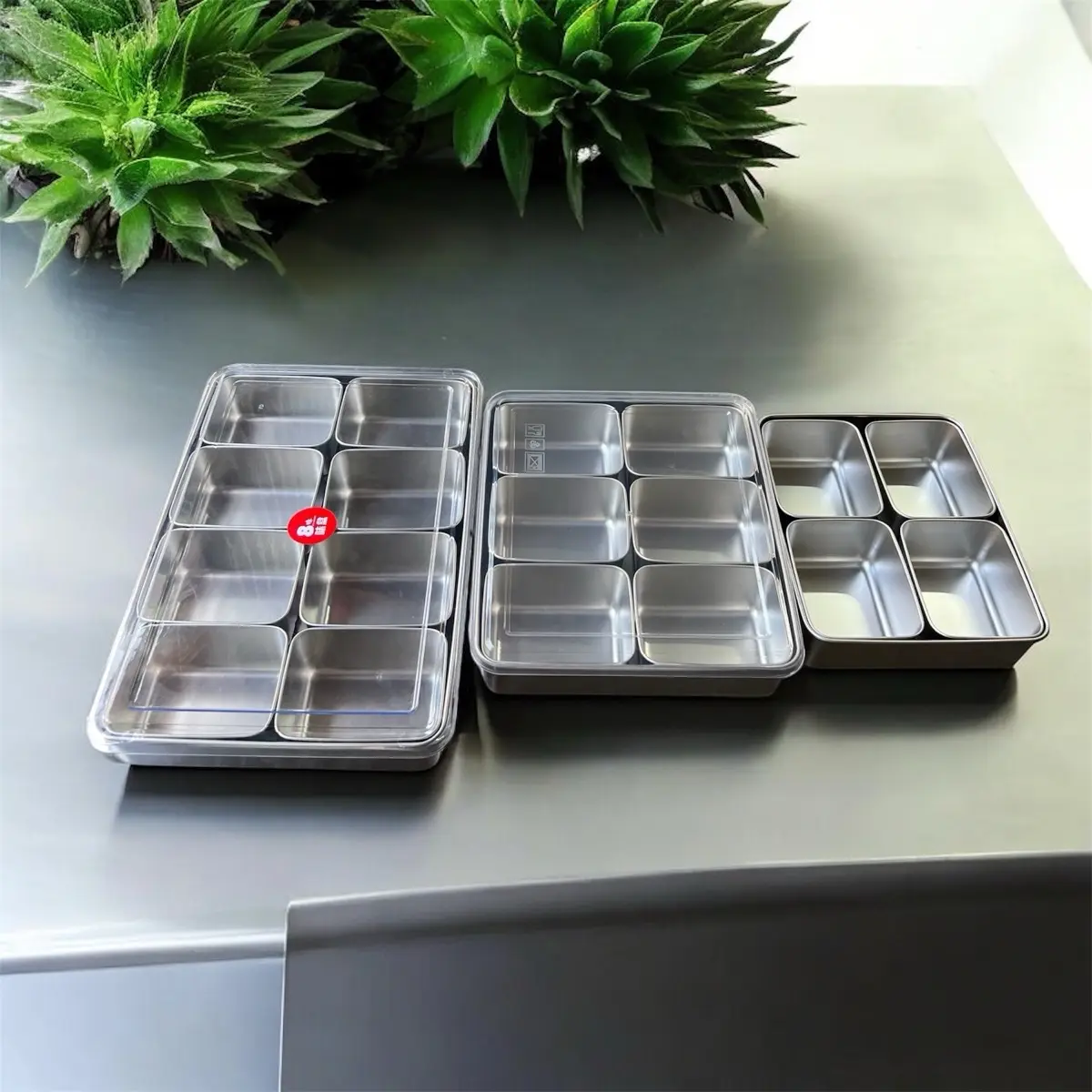 Khay đa ngăn, đựng gia vị, topping…