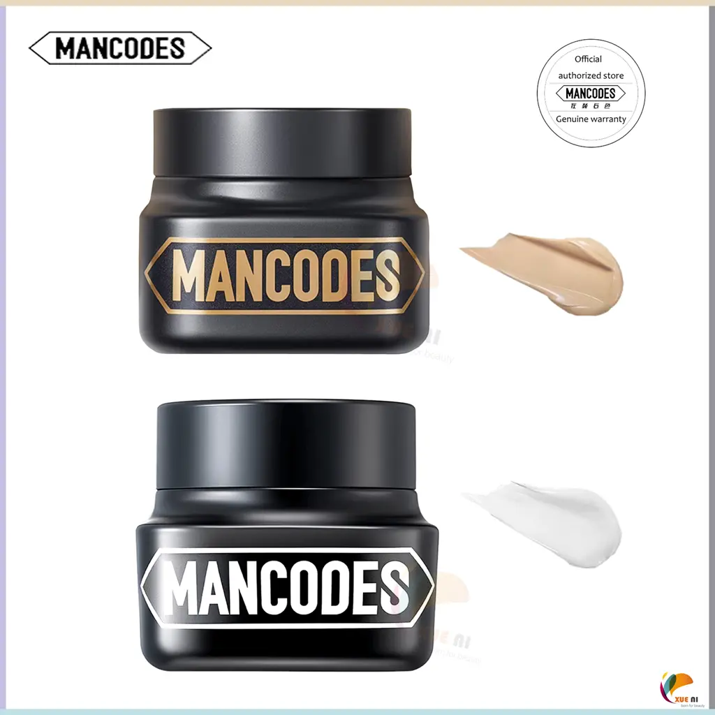 Krim Toning, MANCODES Tulen, Krim Mekap Lelaki, Krim Muka, Krim BB, Kalis Air, dengan Asid Hyaluronik, Pelembap, Concealer, 50g Makeup