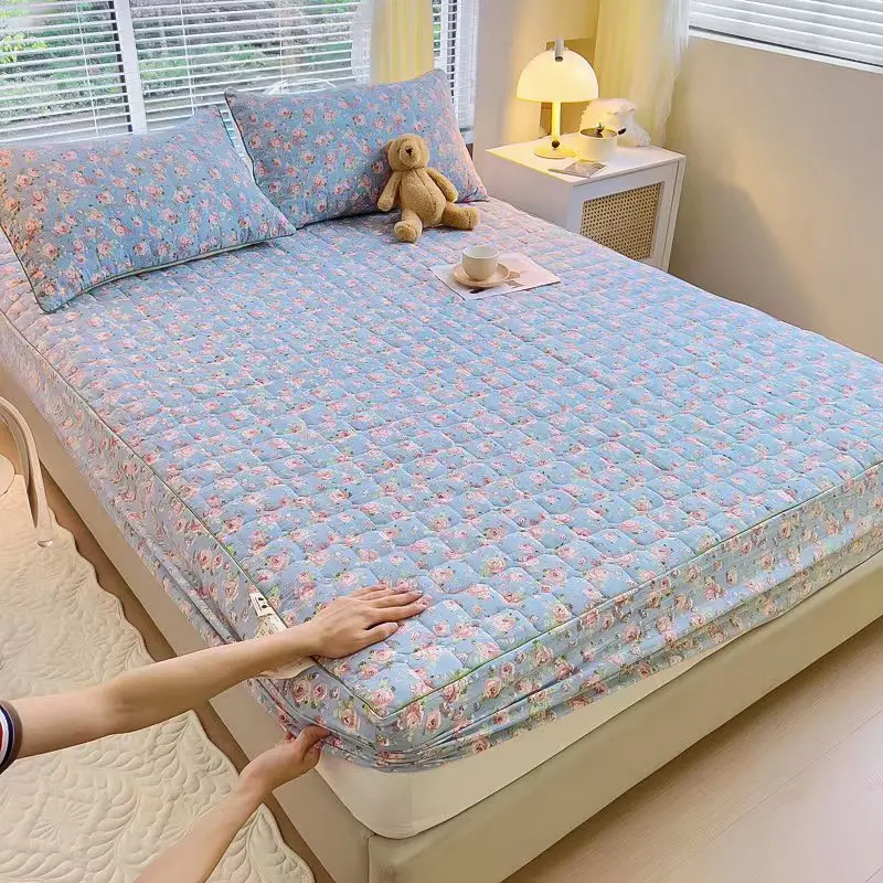 [ Tặng Kèm Thảm Chân 40k ] Ga gối cotton đũi xơ đậu nành chần bông Thoáng khí 8