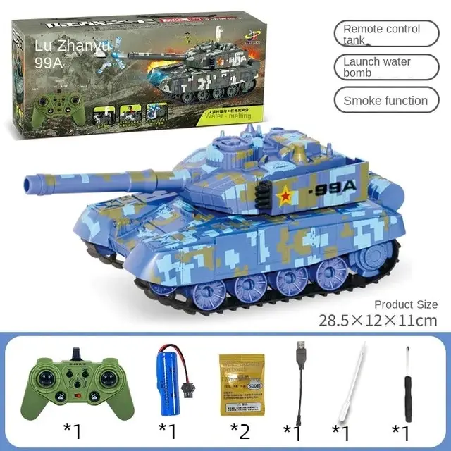 Xe Tăng T90 Phun Hạt Bánh Xích Có Âm Thanh Pin Sạc - Đồ Chơi Trẻ Em - Đồ Chơi, Toy 3