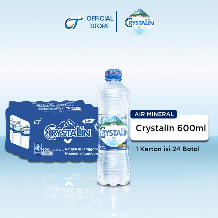 Gambar [EDISI TERBATAS x TAHILALATS] Crystalin Air Minum Mineral 600ml - [1 Banded isi 24 Botol] dari OT-Store_NEW Kota Administrasi Jakarta Barat Tokopedia