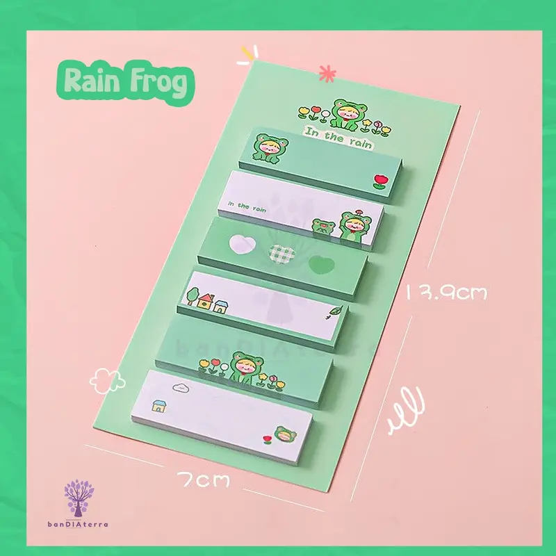 Bandiaterra A0916 Label Memo Pad Sticky Notes 120 Sheets 7